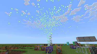 噴水のようなパーティクルを作る