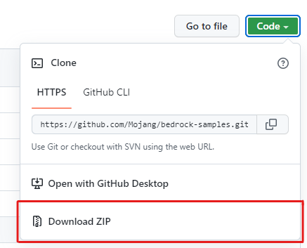 DownloadZIPをクリック