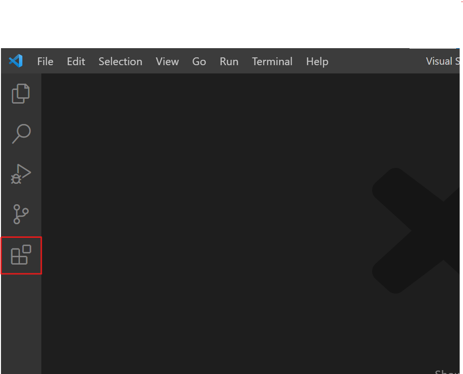 拡張機能の画面を開く